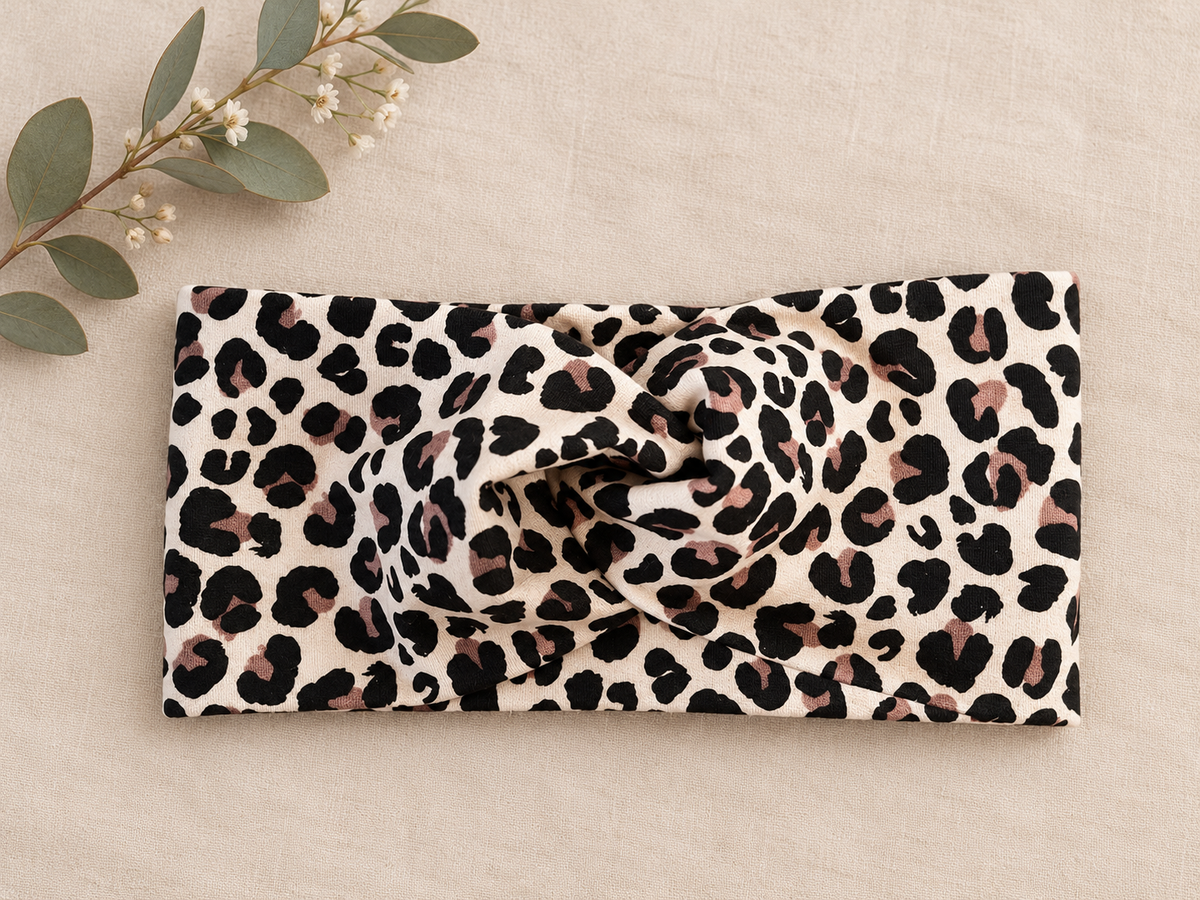 Stirnband Erwachsene Leo beige